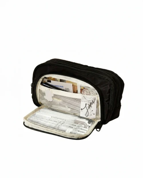 حقيبة غداء كبيرة السعة بعزل حراري مع جيبين